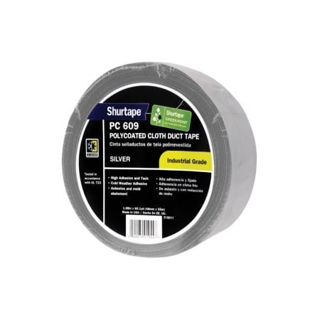 Rheem Duct Tape - Sliver Cloth - 2 In. X 60 Yd 86-149263